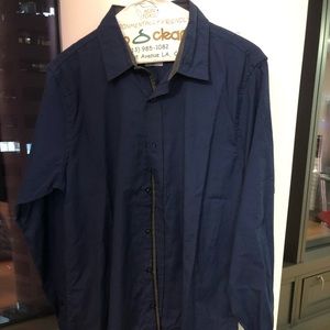 Paper Denim Cloth Button Down Shirt